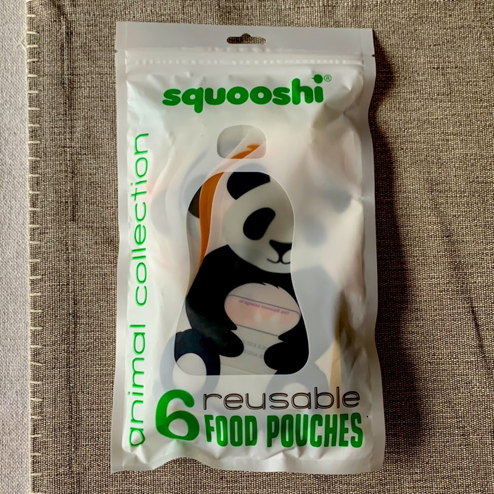 Squooshi 6 reusable Food Pouches